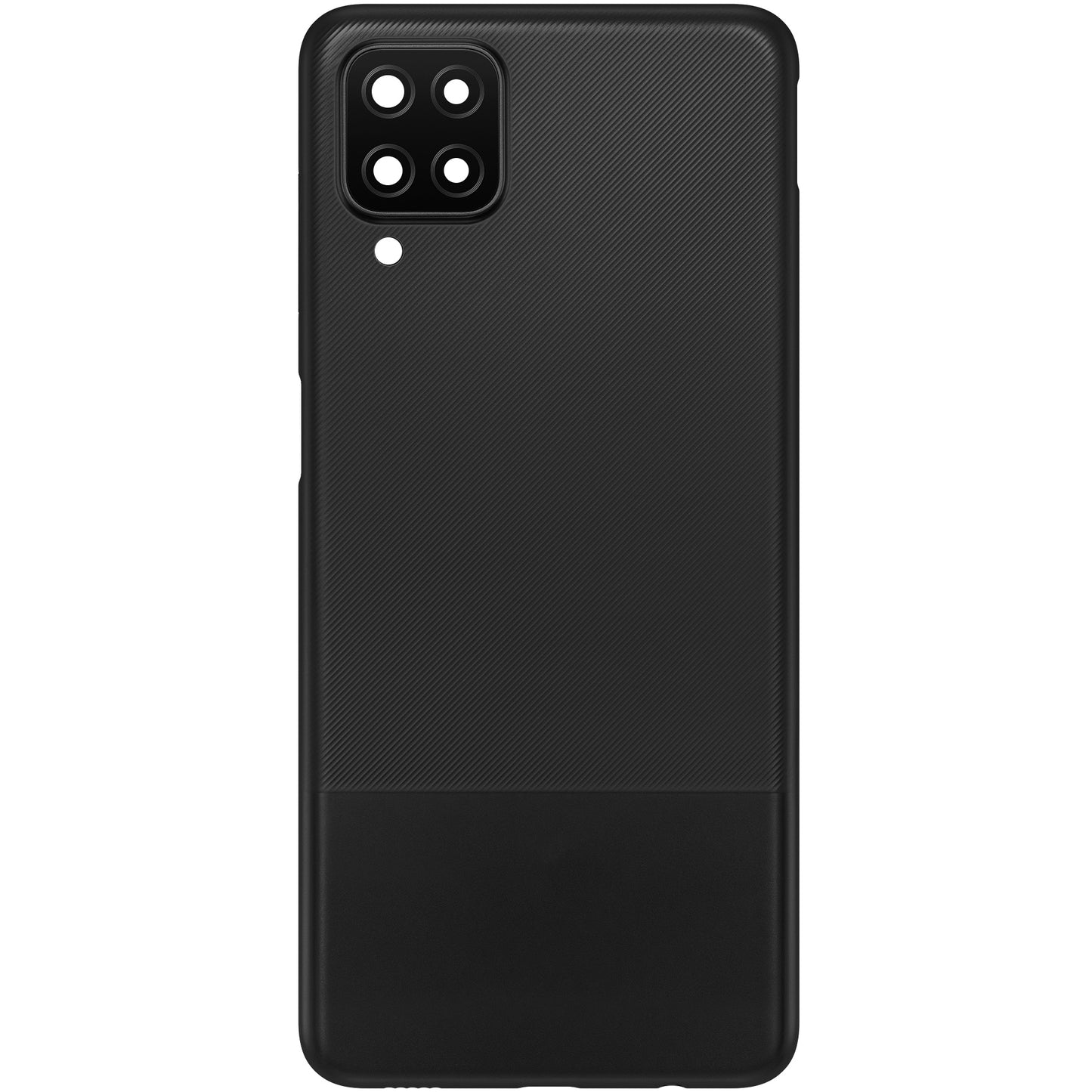 Batteridæksel kompatibelt med Samsung Galaxy A12 Nacho A127 / A12 A125, Sort