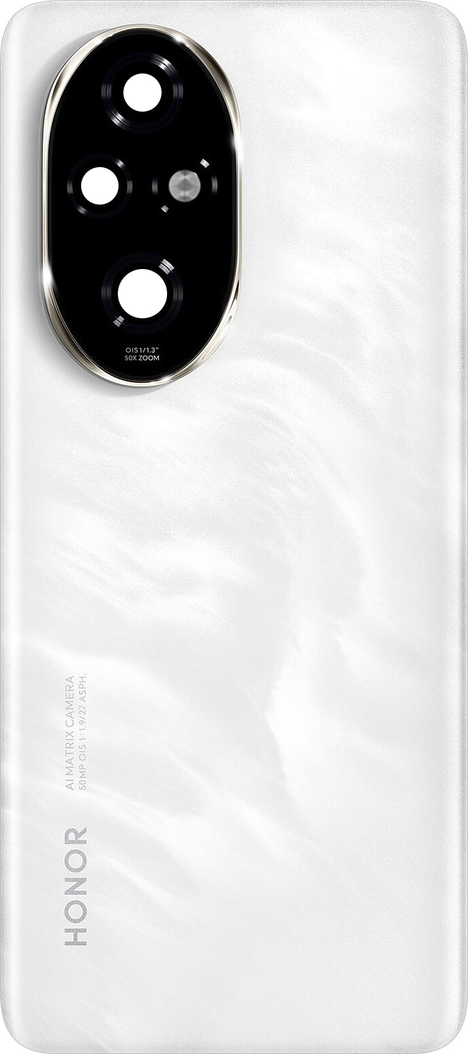 Batteridæksel Honor 200 Pro, Hvid (Moonlight White), Service Pack 0235AKNV