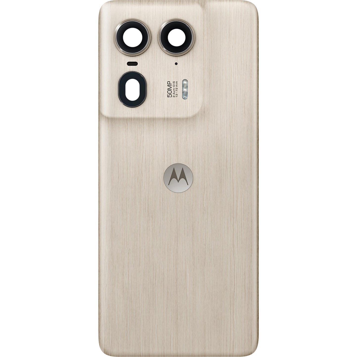 Batteridæksel Motorola Edge 50 Ultra, Beige (Nordic Wood), Service Pack 5S58C24472