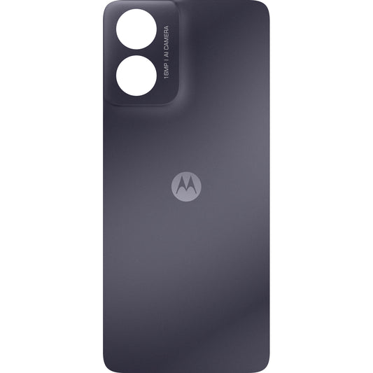 Batteridæksel Motorola Moto G04, Sort (Concord Black), Servicepakke 5S58C23910