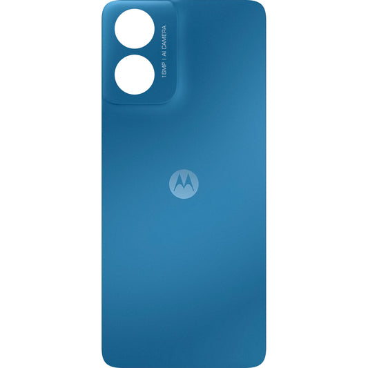 Batteridæksel Motorola Moto G04, Blå (Satin Blue), Servicepakke 5S58C23912