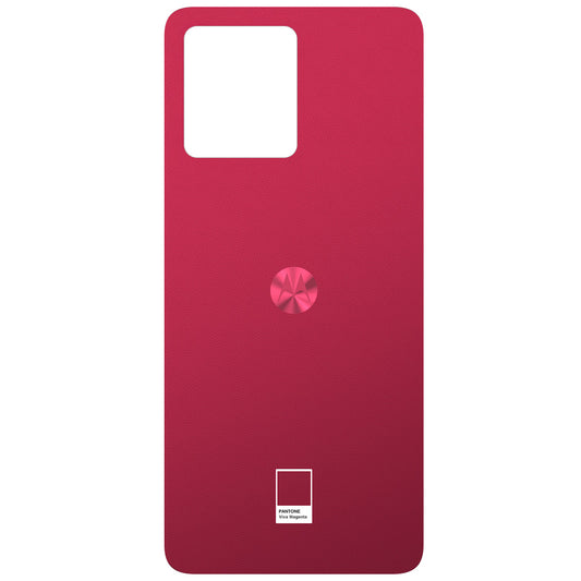 Batteridæksel Motorola Moto G84, Rød (Viva Magenta), Servicepakke 5S58C23238