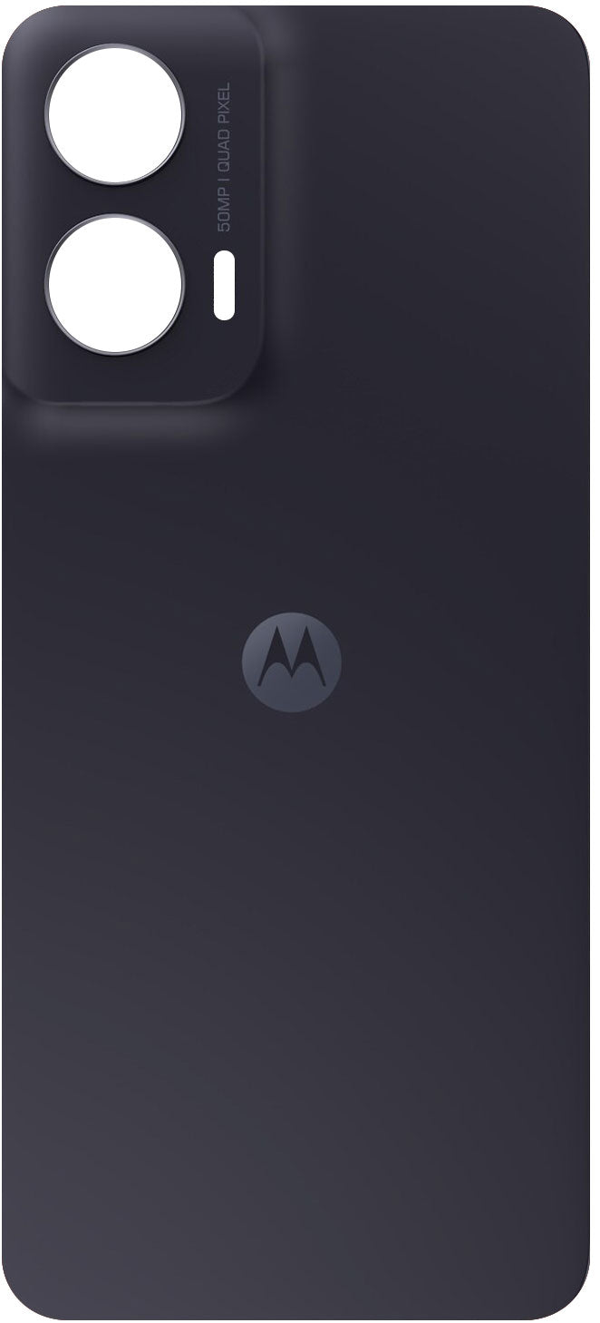 Batteridæksel Motorola Moto G35, Sort (Midnight Black), Servicepakke 5S58C28884TD