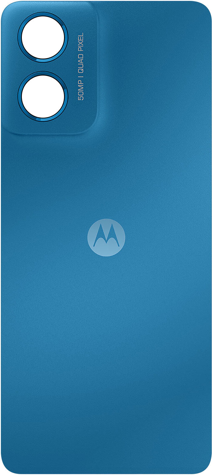 Batteridæksel Motorola Moto G04s, Blå (Satin Blue), Servicepakke 5S58C24269