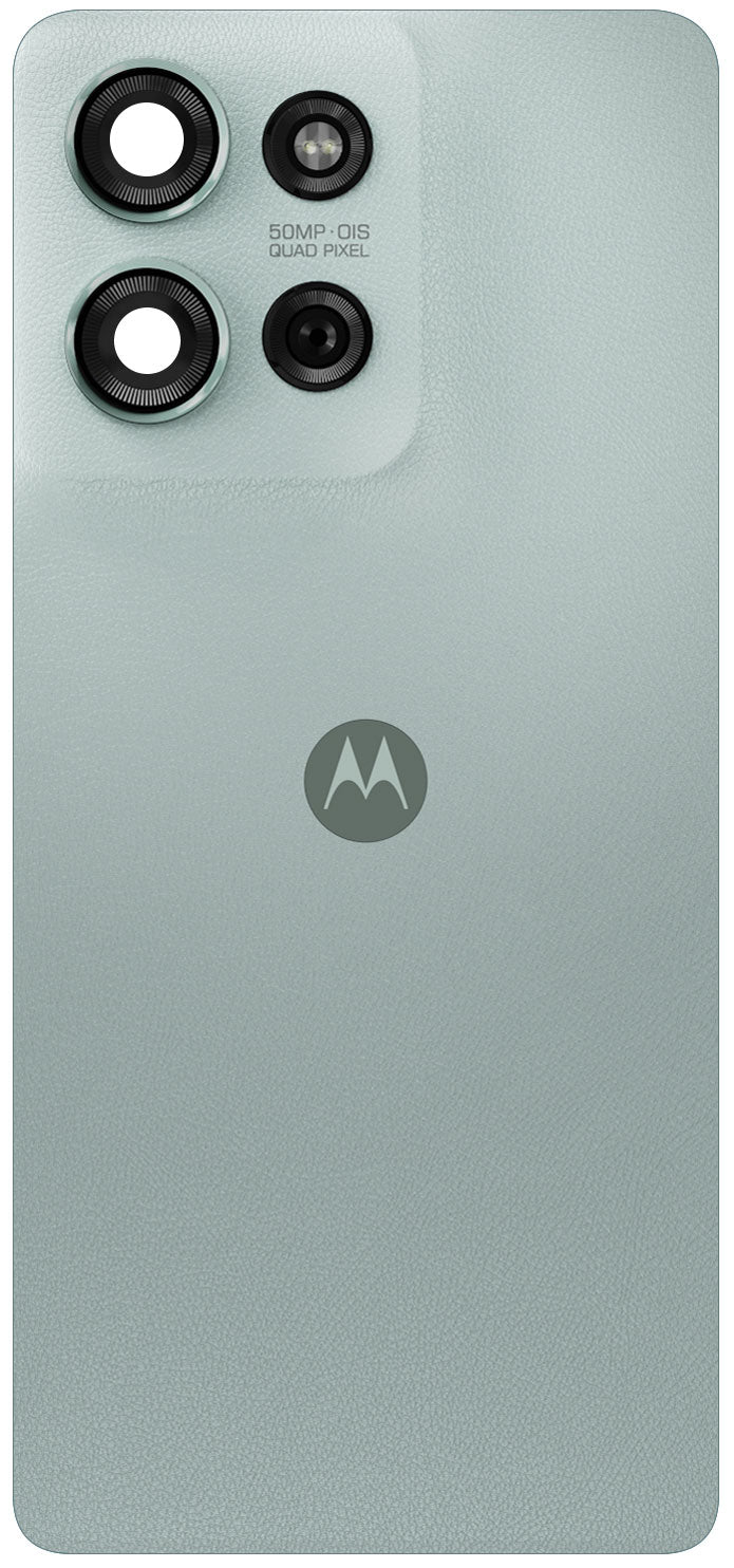 Motorola Moto G75 Batteridæksel, Sølv (Succulent Green), Servicepakke 5S58C28959