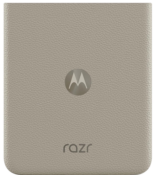 Batteridæksel Motorola Razr 2024 / Razr 50, Creme (Pimpsten), Servicepakke SL98E12657