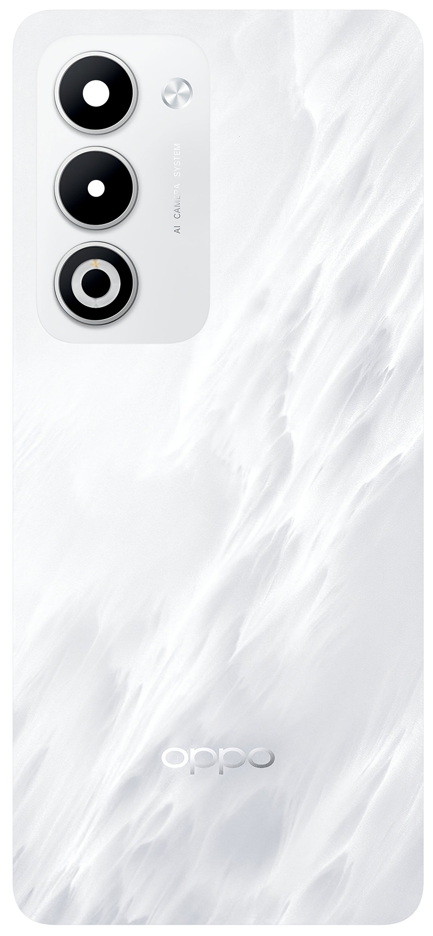Batteridæksel Oppo A5 4G, Hvid (Mist White), Service Pack 621033000658