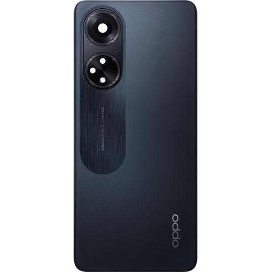 Oppo A98 batteridæksel, Cool Black, servicepakke 621033000045