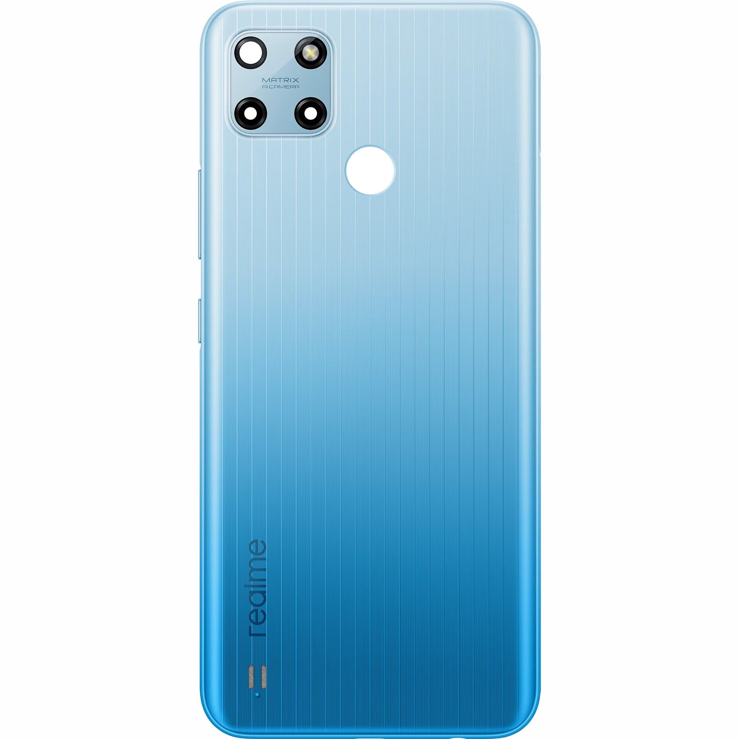 Batteridæksel Realme C25Y, Blå (Glacier Blue), Service Pack 4909037