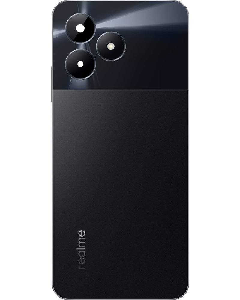 Batteridæksel Realme C51, Sort (Carbon Black), Servicepakke 621032000036