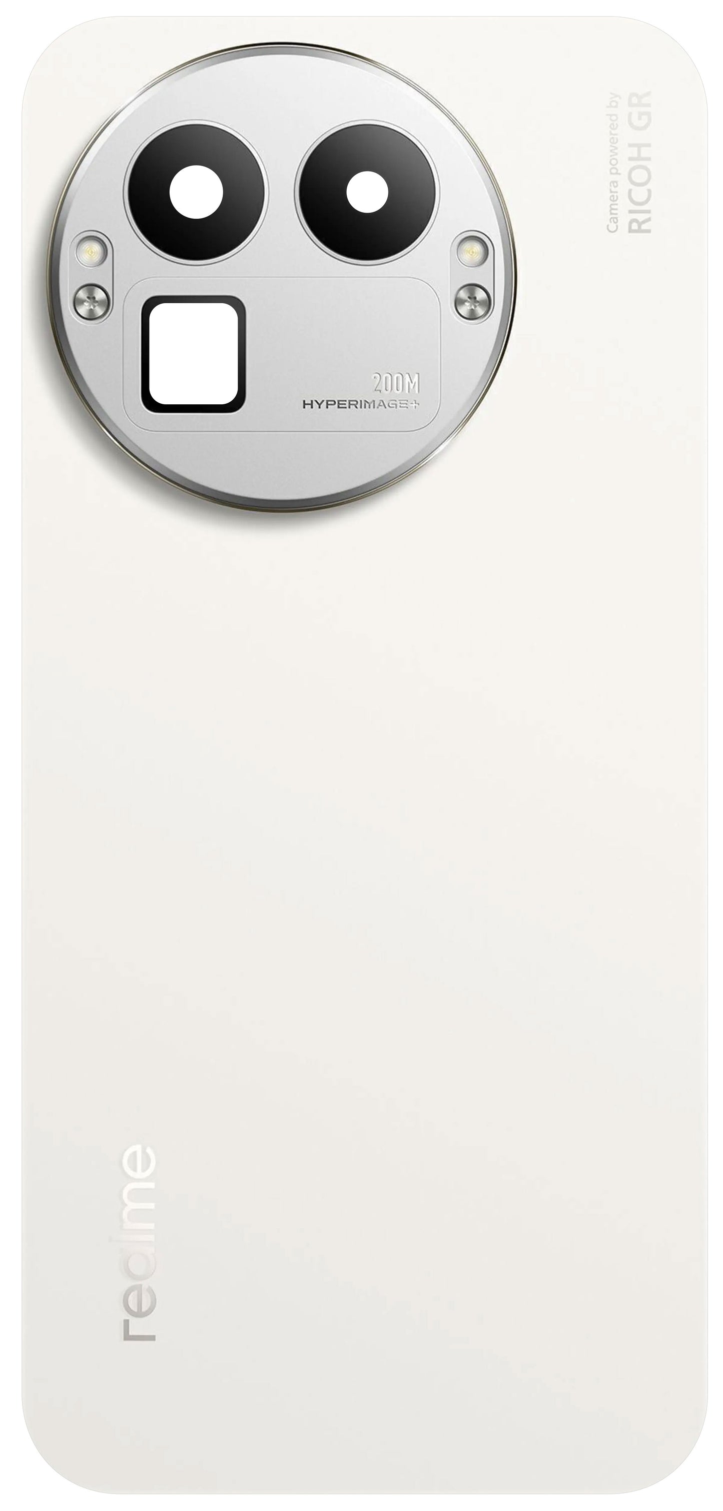 Batteridæksel Realme GT 8 Pro, Hvid (Diary White), Service Pack 621033000791