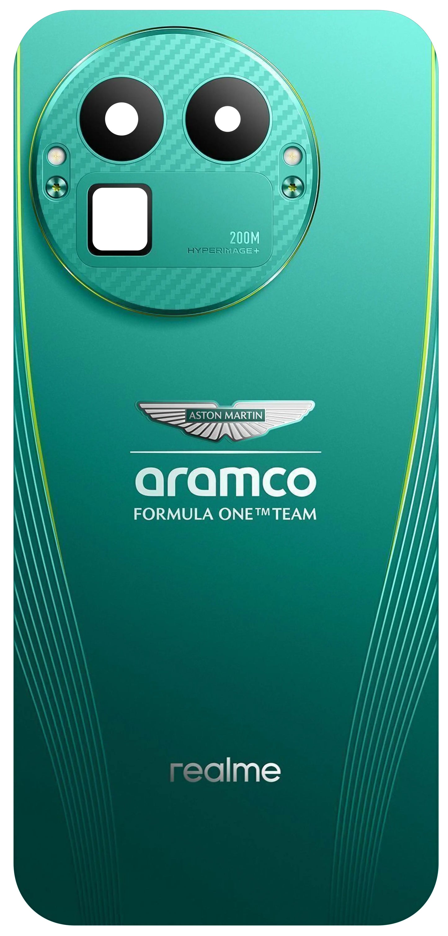 Batteridæksel Realme GT 8 Pro, Grøn (Aston Martin Green), Service Pack 621033000794
