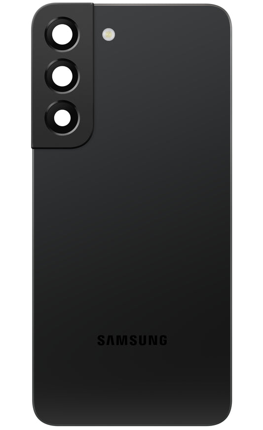 Batteridæksel Samsung Galaxy S22 5G S901, Sort (Phantom Black), Service Pack GH82-27434A