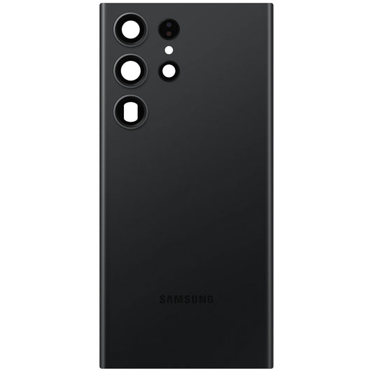 Batteridæksel Samsung Galaxy S23 Ultra S918, Sort (Phantom Black), Service Pack GH82-30400A