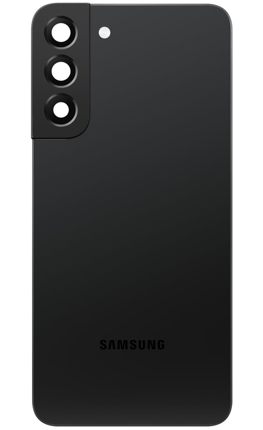 Batteridæksel Samsung Galaxy S22+ 5G S906, Sort (Phantom Black), Servicepakke GH82-27444A