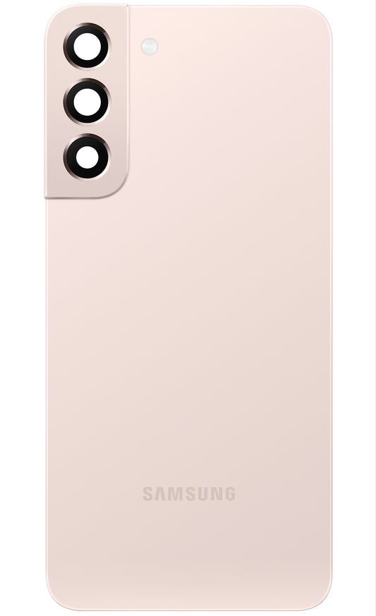 Batteridæksel Samsung Galaxy S22+ 5G S906, Gylden Pink, Service Pack GH82-27444D