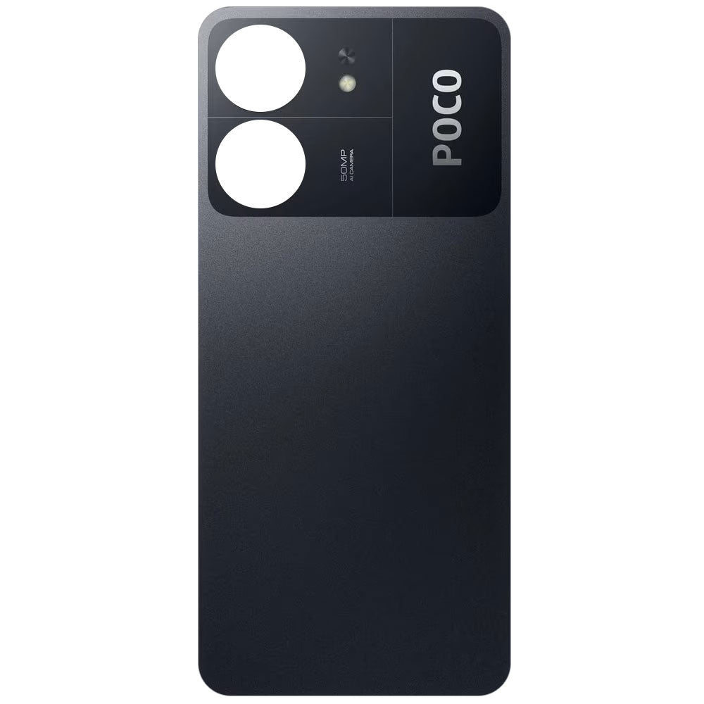 Batteridæksel Xiaomi Poco C65, Sort, Servicepakke 1610111001479A