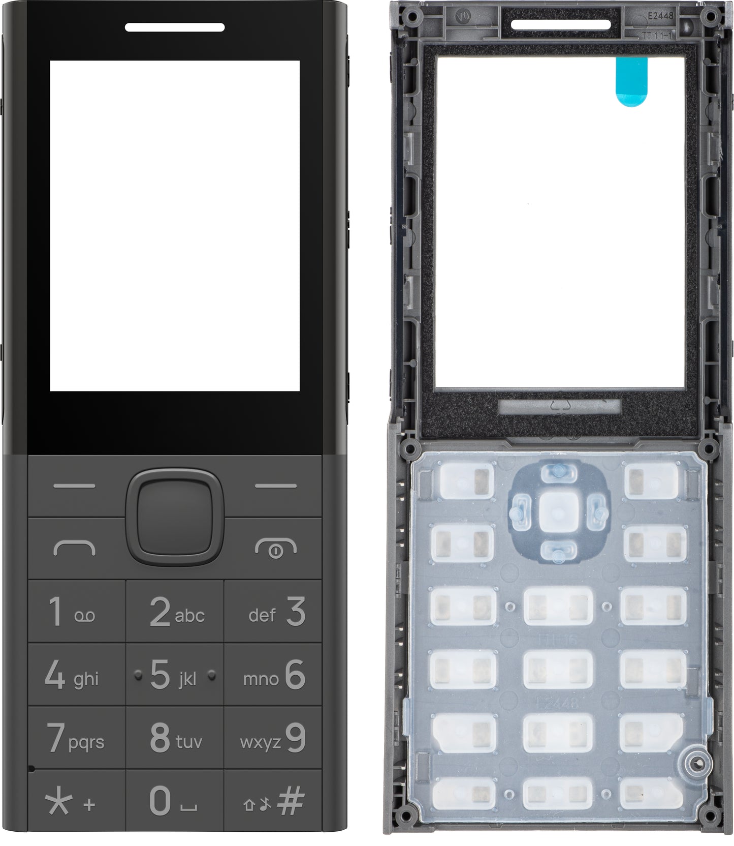 Frontdæksel til HMD 150 Music, Grå