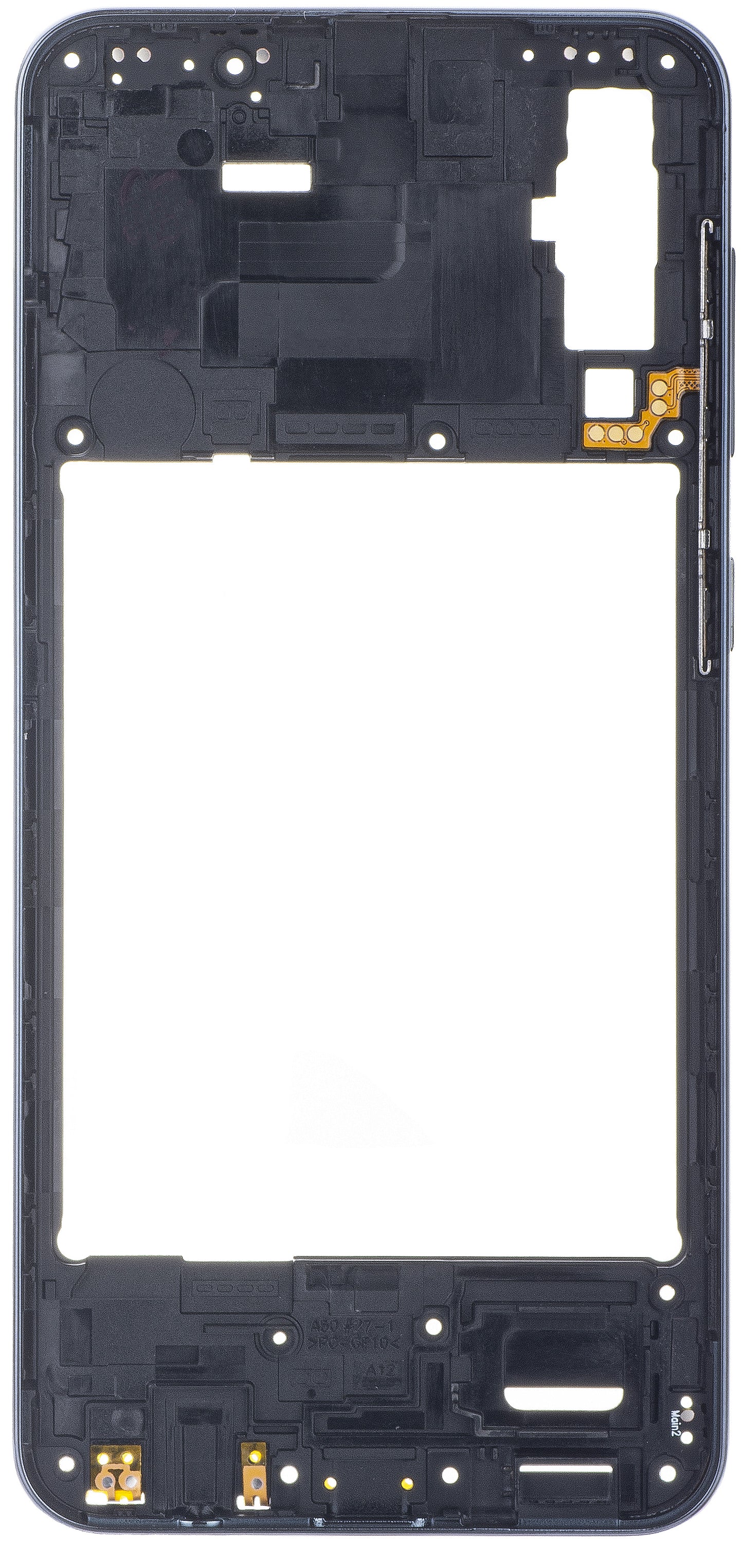 Mijloc Etui Samsung Galaxy A50 A505, Sort