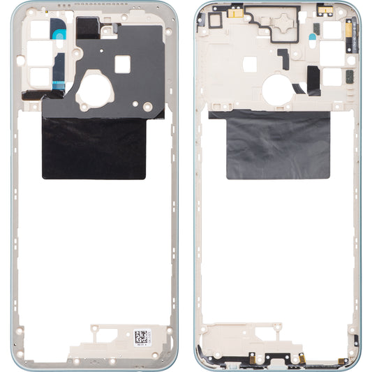 Midterste hus Oppo A52, hvid