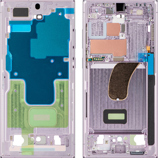 Mijloc Etui Samsung Galaxy S23 Ultra S918, Violet (Lavendel), Service Pack GH96-15833D