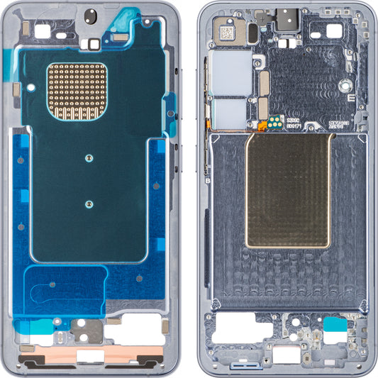 Samsung Galaxy S24 S921 Half Case, blå (safirblå), servicepakke GH82-3343418F