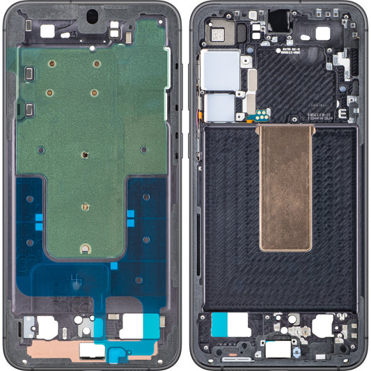 Mellemkabinet til Samsung Galaxy S23+ S916, Sort (Phantom Black), Servicepakke GH96-15838A