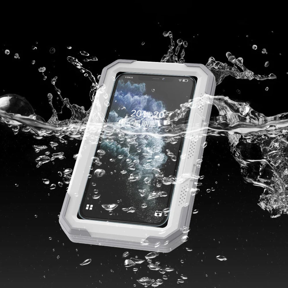 Vægcover med Touch Membran Techsuit LC-888 til Telefon, Vandtæt, Grå