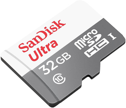 MicroSDHC-hukommelseskort SanDisk Ultra, 32Gb, Klasse 10 SDSQUNR-032G-GN3MN