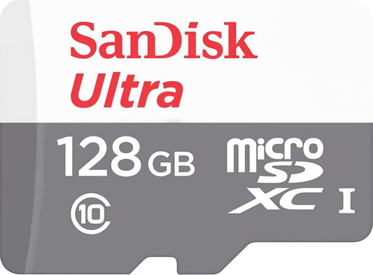 SanDisk Ultra Android microSDXC-hukommelseskort, 128Gb, klasse 10 / UHS-1 U1 SDSQUNR-128G-GN3MN