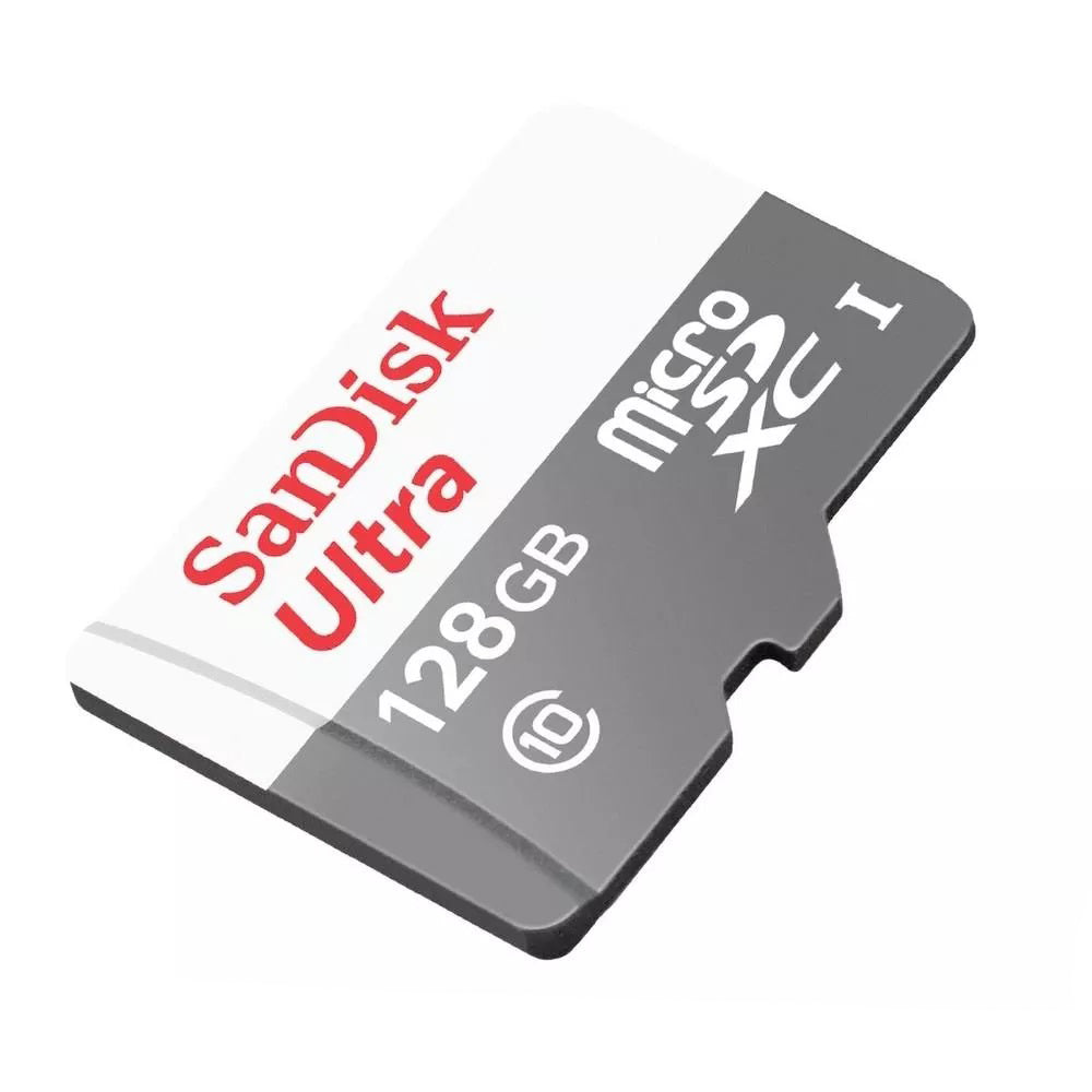 SanDisk Ultra microSDXC hukommelseskort, 128Gb, Klasse 10 SDSQUNR-128G-GN6MN