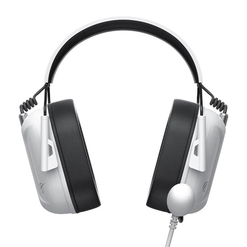 Gaming Headset 3.5mm HAVIT H2033d, 2.2m, Hvid