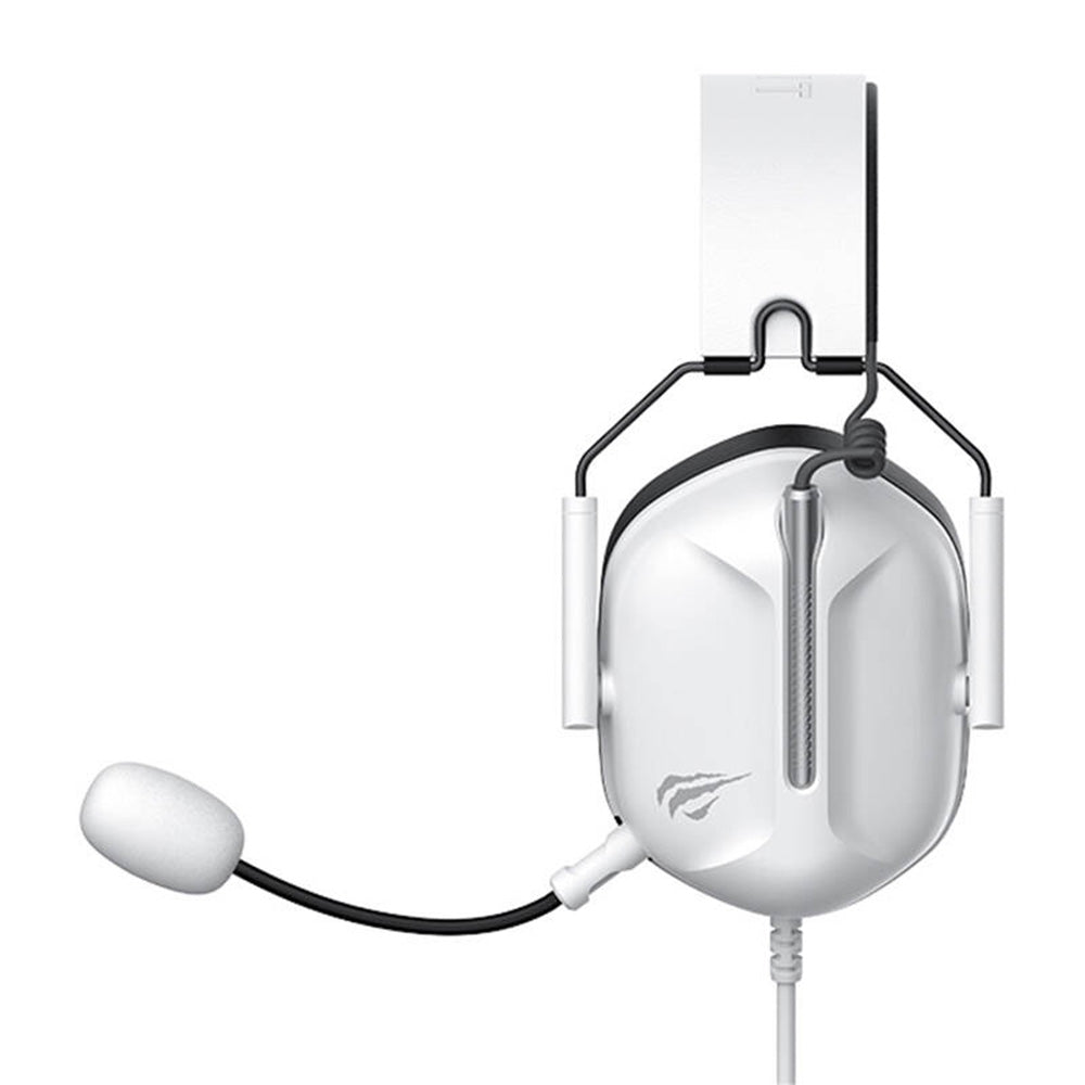 Gaming Headset 3.5mm HAVIT H2033d, 2.2m, Hvid