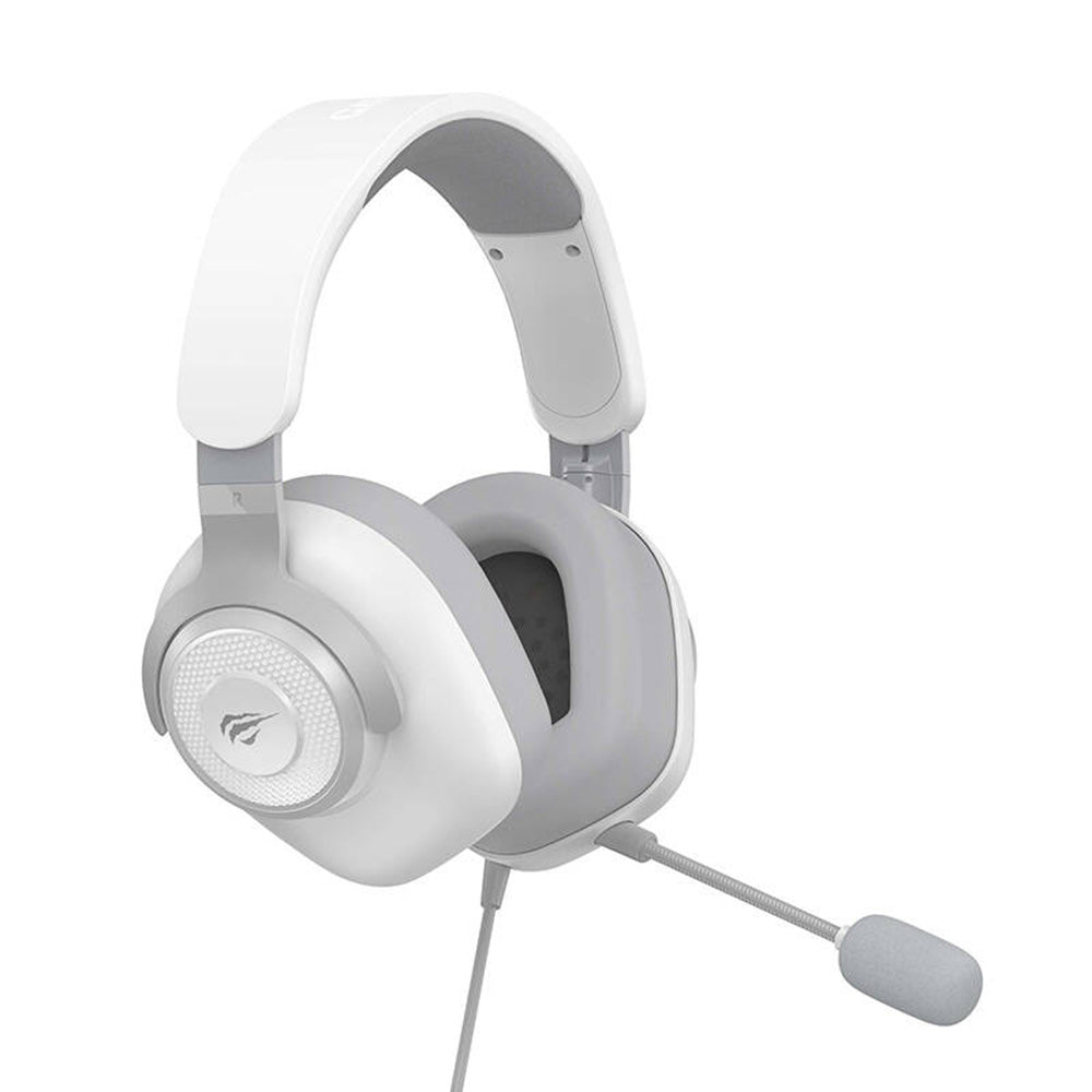 Gaming Headset 3.5mm HAVIT H2230d, 1.8m, Hvid