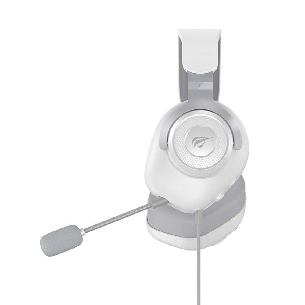 Gaming Headset 3.5mm HAVIT H2230d, 1.8m, Hvid