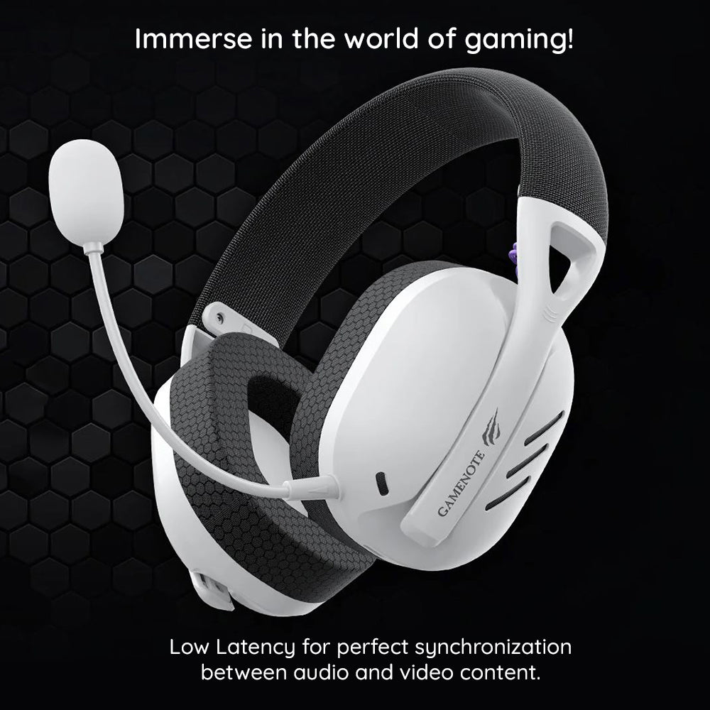 Trådløse Gaming Hovedtelefoner HAVIT Fuxi-H3, Grå