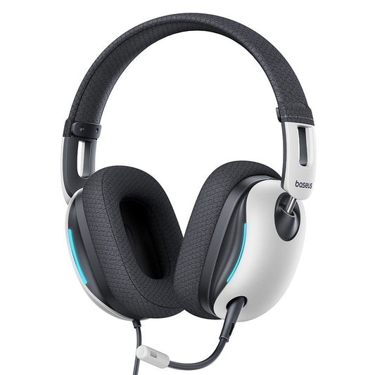 USB-A Baseus GoPlay 1+ Max hovedtelefoner, Hvide A00181003213-00