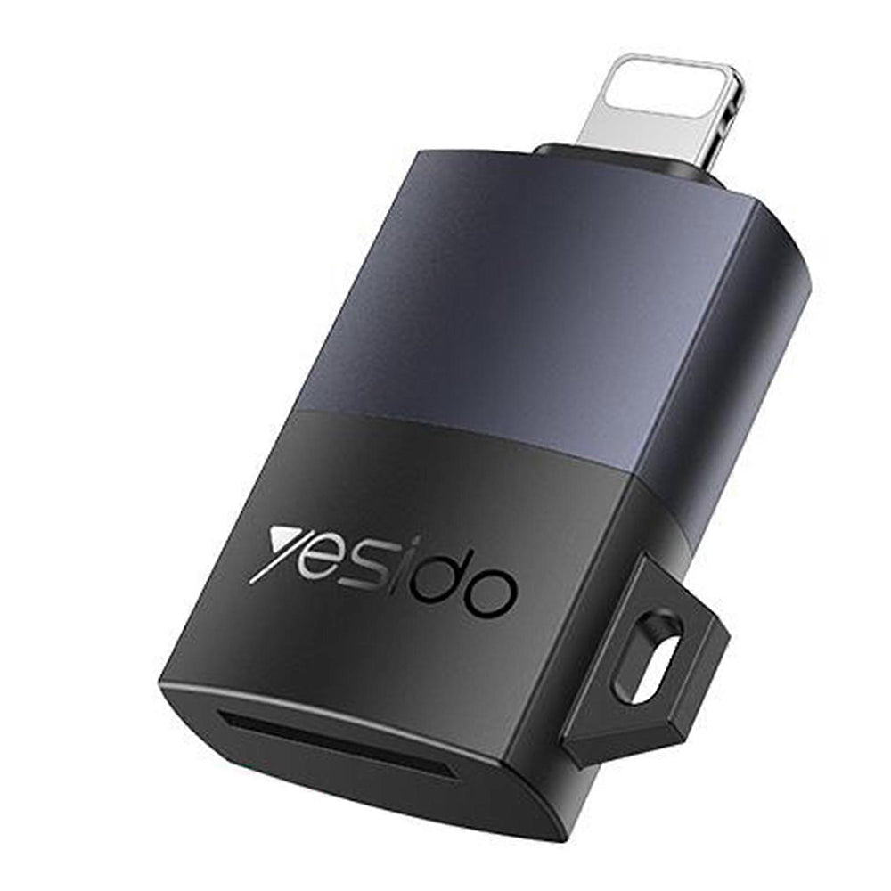 Lightning Card Reader Yesido GS38, microSD, Grå, Genforseglet