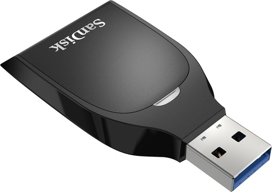 USB 3.0 SanDisk Kortlæser, SD, Sort SDDR-C531-GNANN
