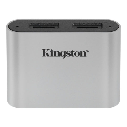 Kingston Workflow USB 3.2 Card Reader, Dual microSD, Grey WFS-SDC