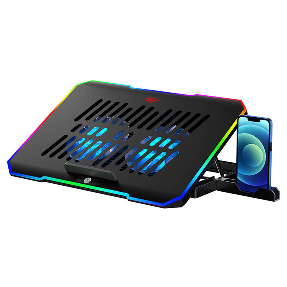 Køler HAVIT F2069 til Laptop 10 tommer - 16 tommer, Sort