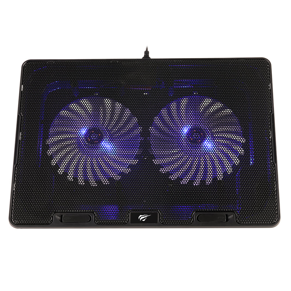 Cooler HAVIT F2083 til Laptop 9inch - 17inch, Sort