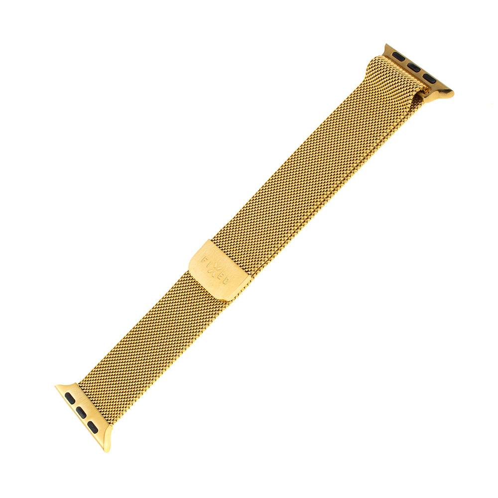 Fixed Mesh rem til Apple Watch 49mm / 46mm / 45mm / 44mm / 42mm serien, Gylden