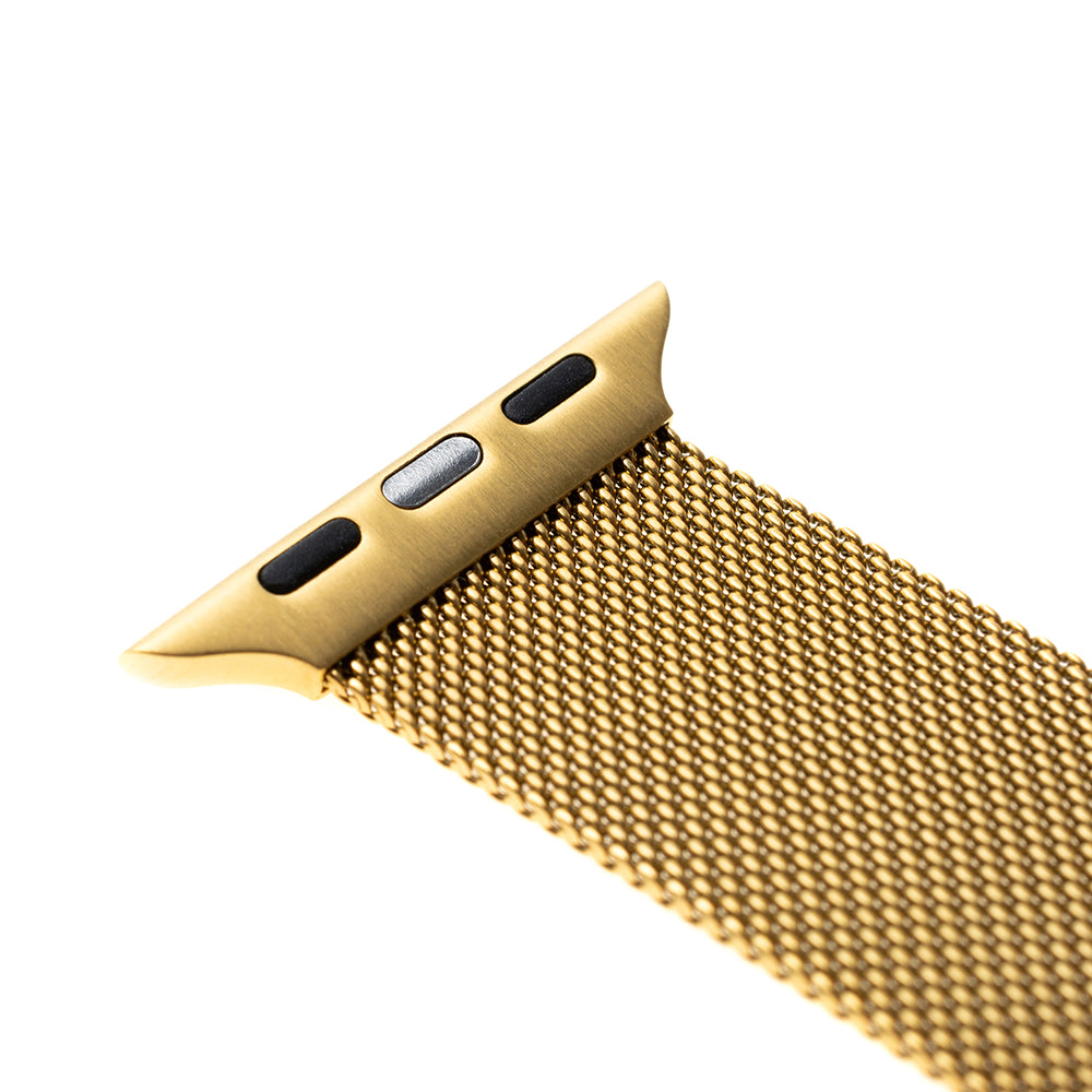 Fixed Mesh rem til Apple Watch 49mm / 46mm / 45mm / 44mm / 42mm serien, Gylden