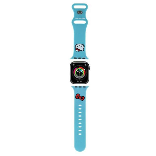 Hello Kitty Silicone Kitty Head rem til Apple Watch 42mm / 41mm / 40mm / 38mm serien, Blå