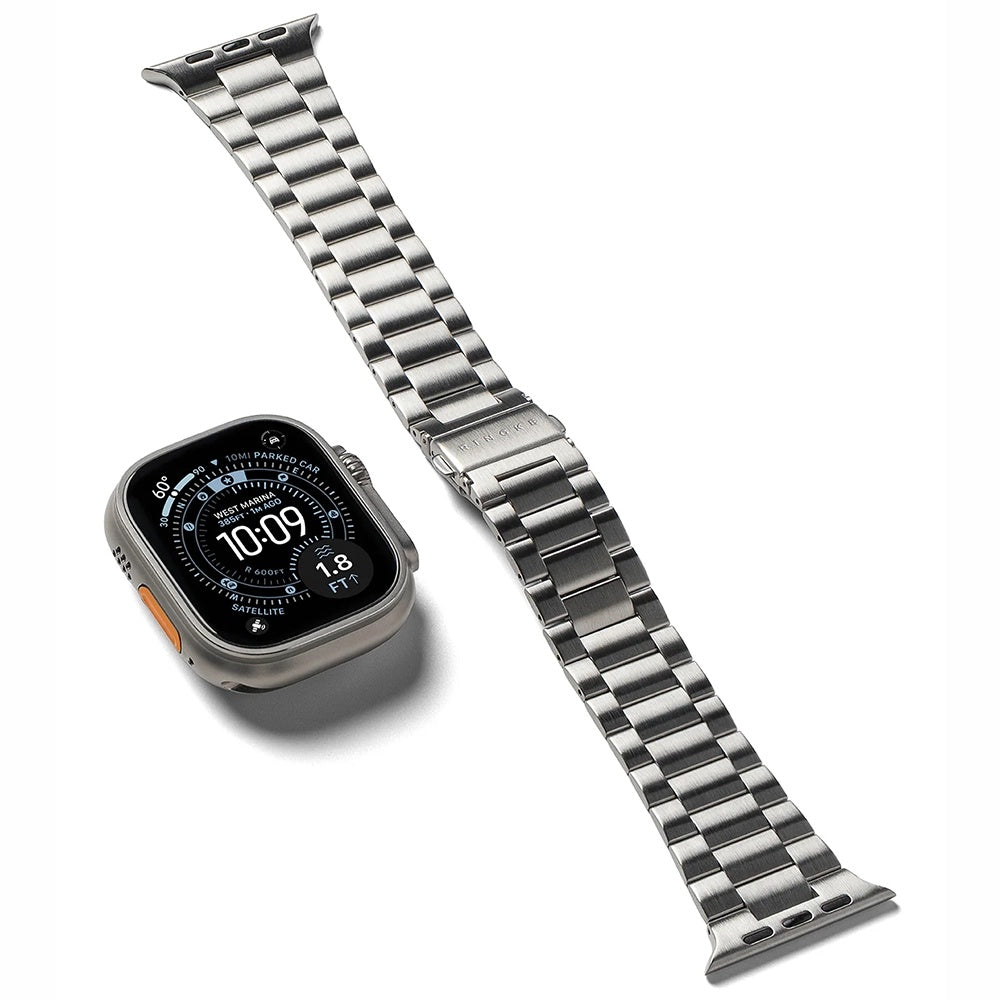 Ringke Metal One Air rem til Apple Watch 49mm / 46mm / 45mm / 44mm serien, Sølvfarvet