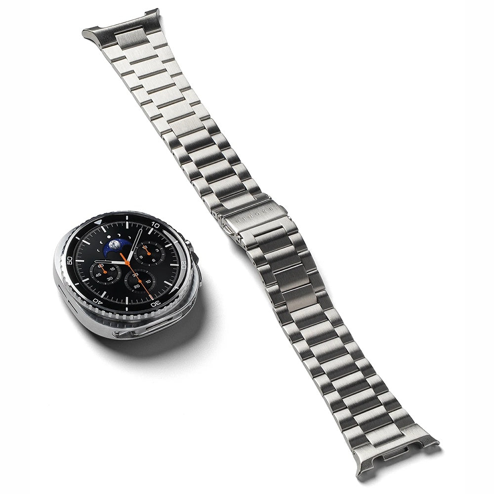 Ringke Metal One Air rem til Samsung Galaxy Watch8 / Watch8 Classic Series, Sølvfarvet