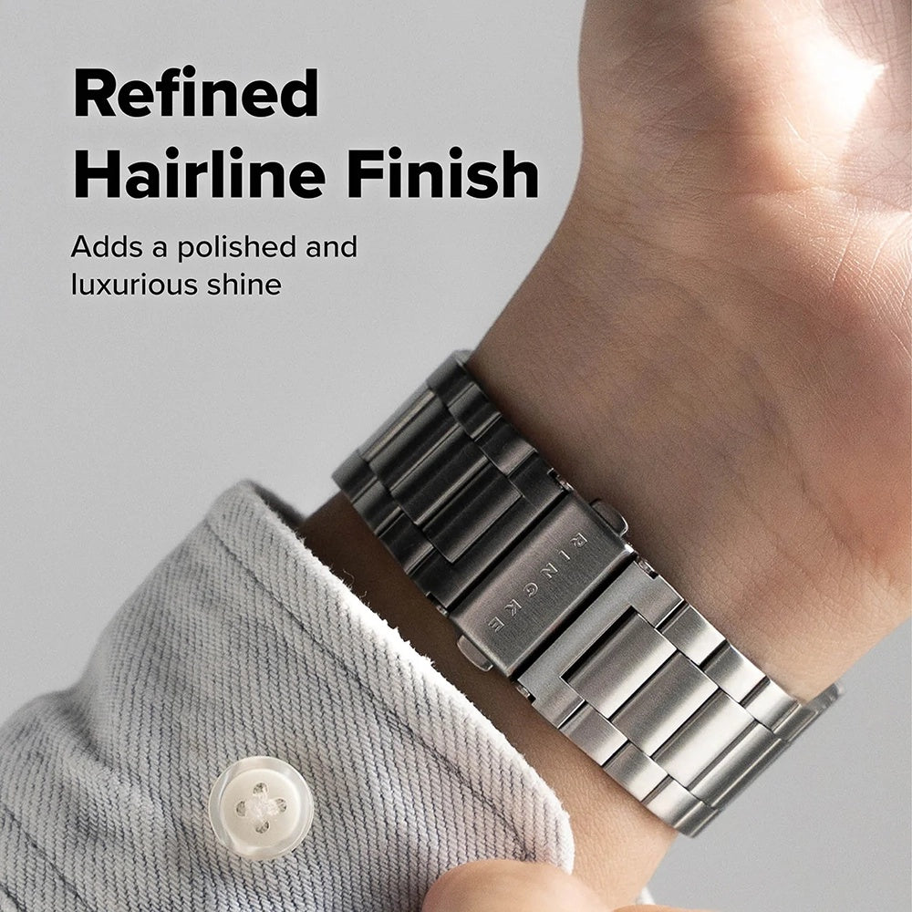 Ringke Metal One Air rem til Samsung Galaxy Watch8 / Watch8 Classic Series, Sølvfarvet