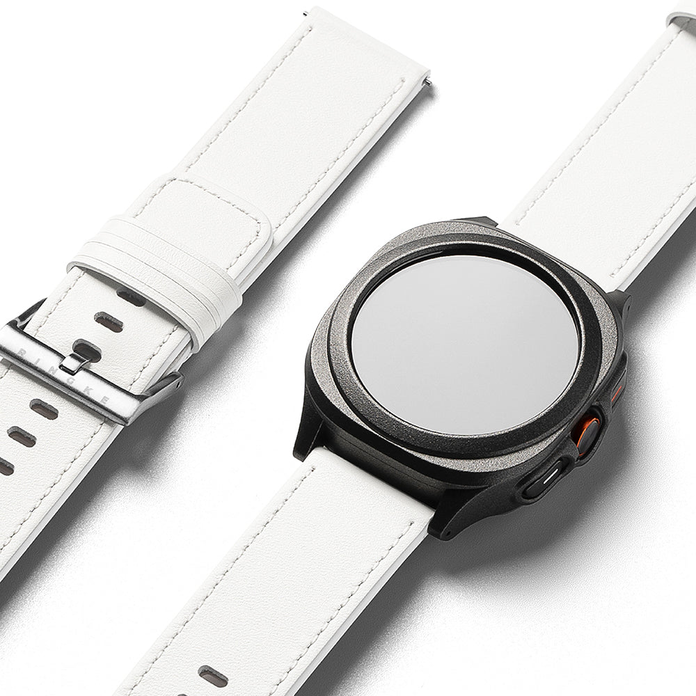 Ringke One Basic Bold rem til Fossil Watch / Mobvoi Watch / Suunto Watch Series, 24mm, Hvid