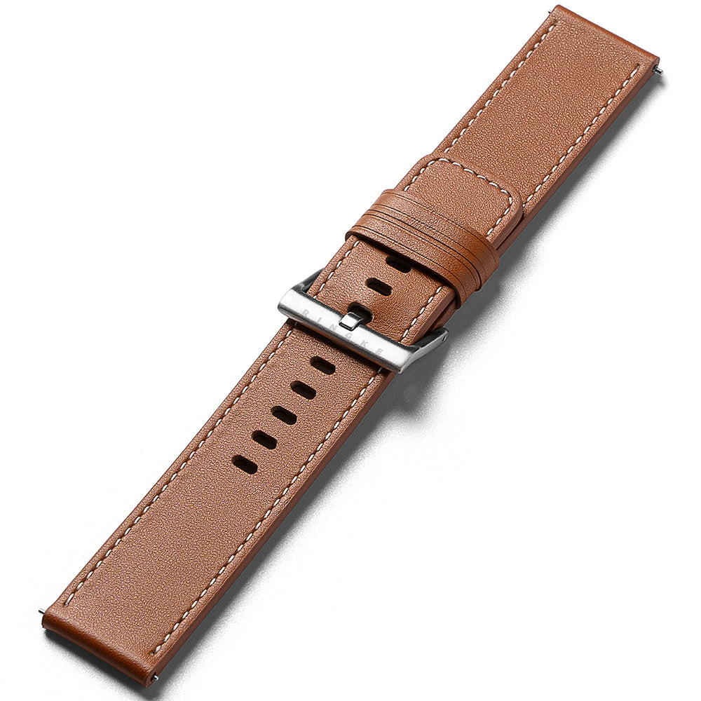 Ringke One Basic Bold rem til Fossil Watch / Mobvoi Watch / Suunto Watch Series, 24mm, Brun